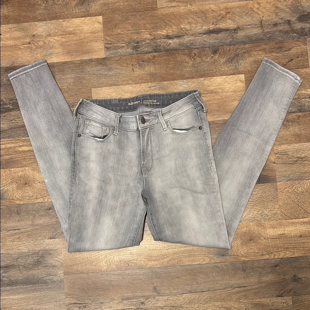 Gray Old Navy Rockstar Jeans